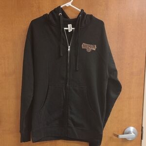 Independent Trading Company Eastpoint Beer Company Full Zip Fleece Black Hoodie
